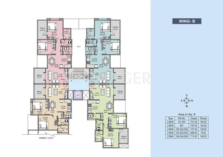 Images for Cluster Plan of RK Lunkad Housing Company Navdeep