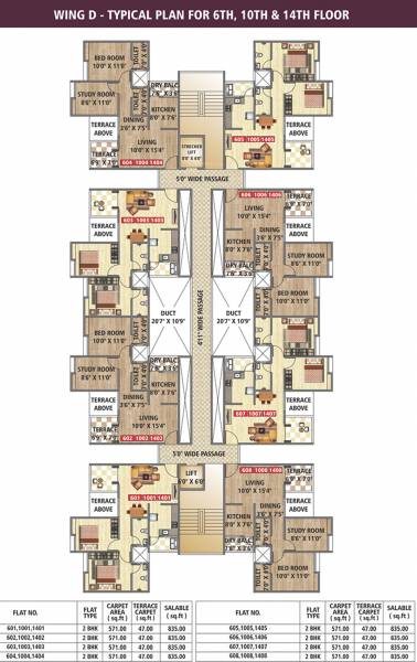 Images for Cluster Plan of Ravinanda Towers