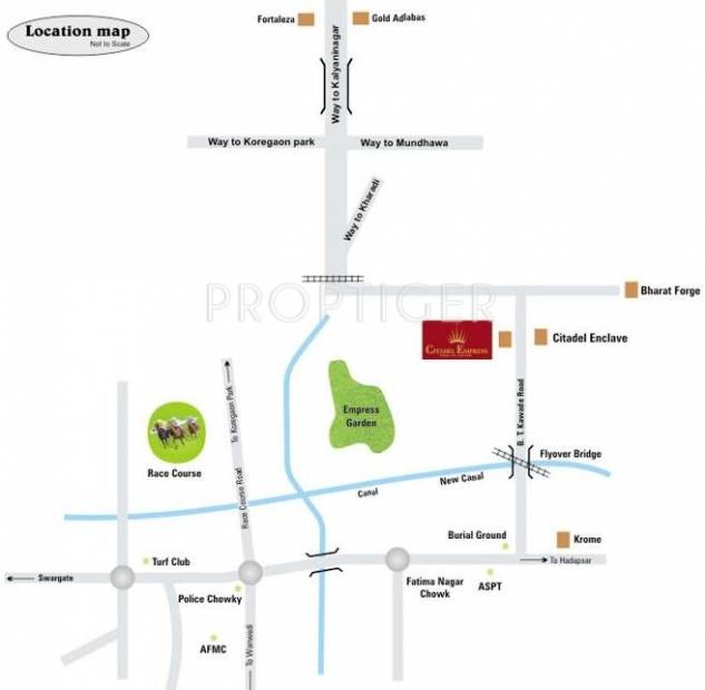 Images for Location Plan of Raviraj Realty Citadel Empress