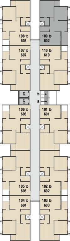  dhanraaj habitates Images for Cluster Plan of Shakti Dhanraaj Habitates