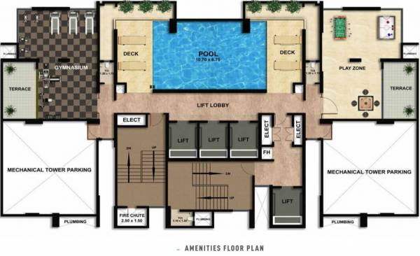  oshi Oshi Amenities Cluster Plan