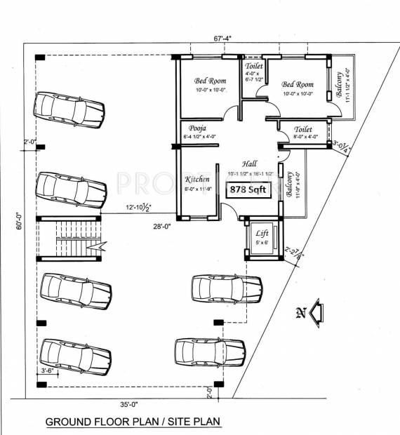 Images for Cluster Plan of Square Lake view apartment
