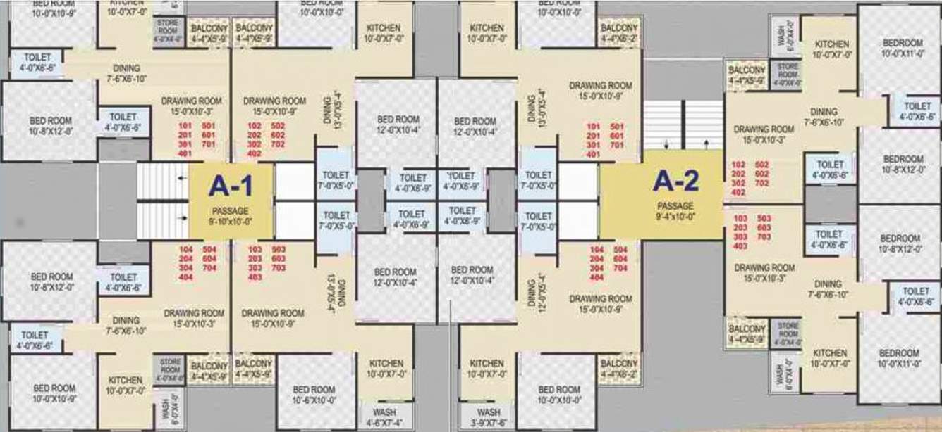 Images for Cluster Plan of Nyalkaran Shree Gopinath Heights