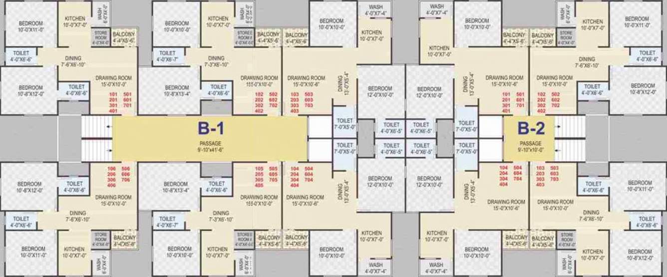 Images for Cluster Plan of Nyalkaran Shree Gopinath Heights