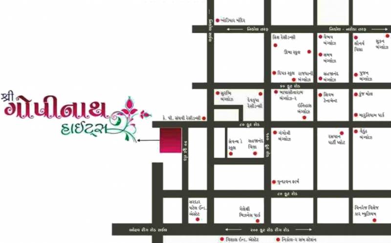 Images for Location Plan of Nyalkaran Shree Gopinath Heights