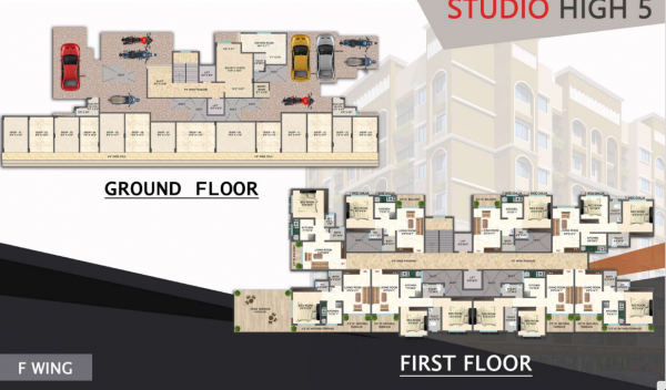 Wing B Cluster Plan studio-high-5 Wing B Cluster Plan