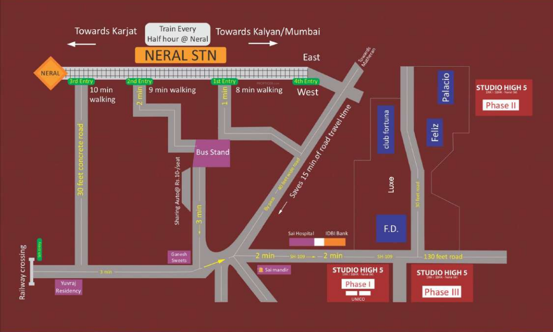  studio high 5 Location Plan