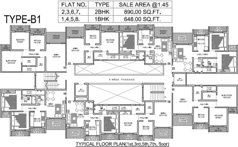  sarvoday-square- Images for Cluster Plan of Squarefeet Squarefeet Sarvoday Square