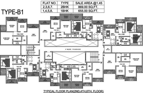  sarvoday-square- Images for Cluster Plan of Squarefeet Squarefeet Sarvoday Square