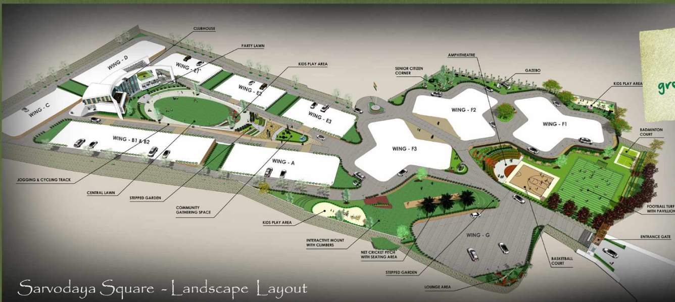  sarvoday square  Layout Plan