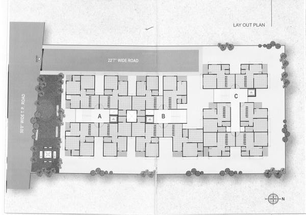 Images for Layout Plan of Dwarkesh Sun Residency