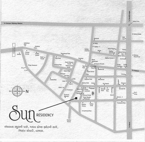 Images for Location Plan of Dwarkesh Sun Residency