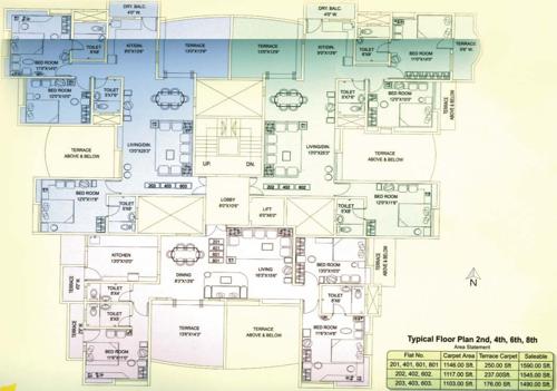  blossom Typical Even Floor Plan Of Blossom
