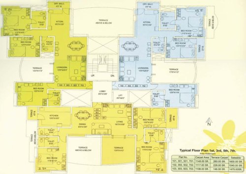  blossom Typical Odd Floor Plan Of Blossom 