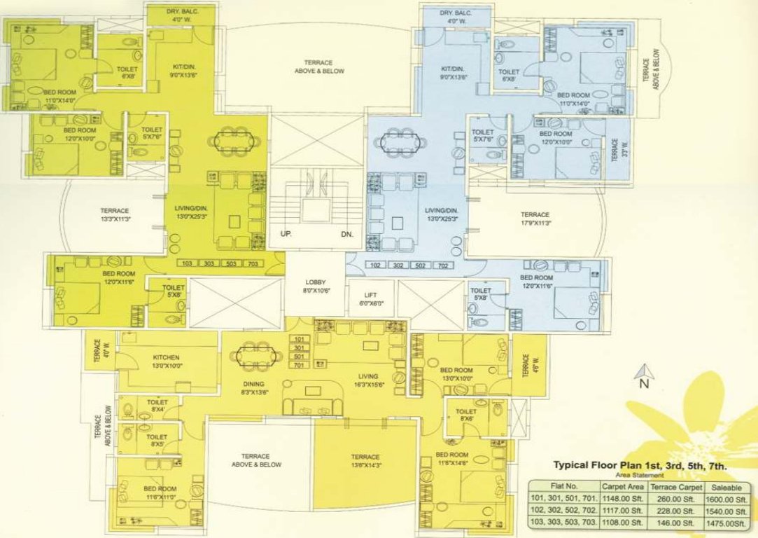  blossom Typical Odd Floor Plan Of Blossom 