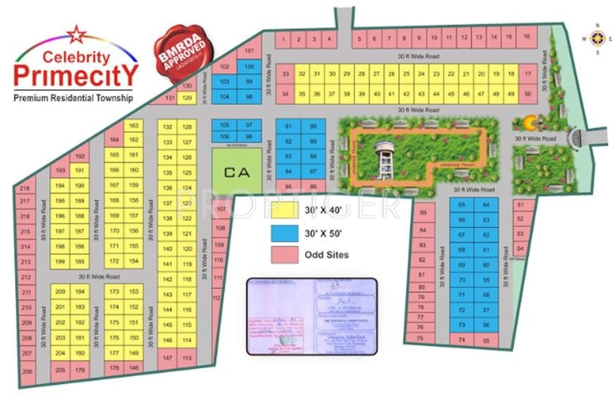 Images for Layout Plan of Abhyudaya Projects Celebrity Primecity