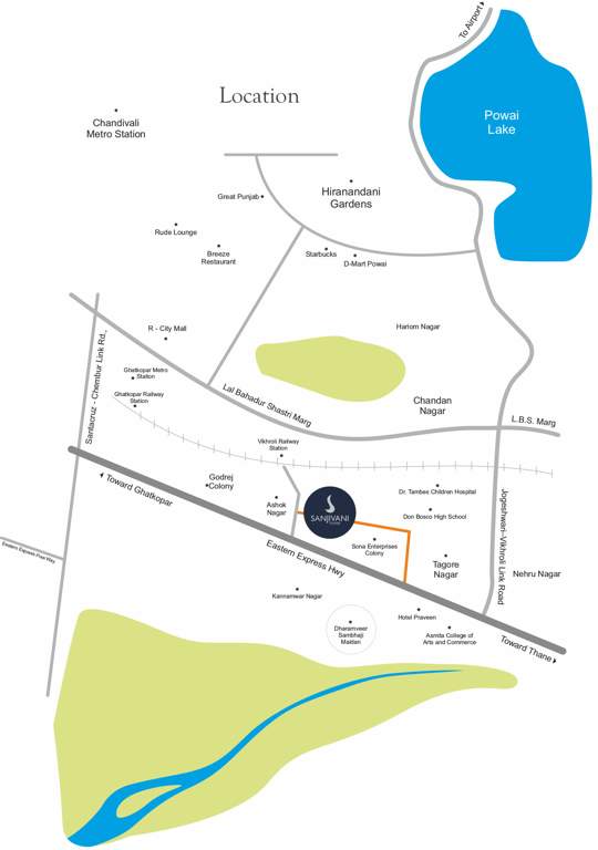  sanjivani tower Images for Location Plan of Puneet Sanjivani Tower