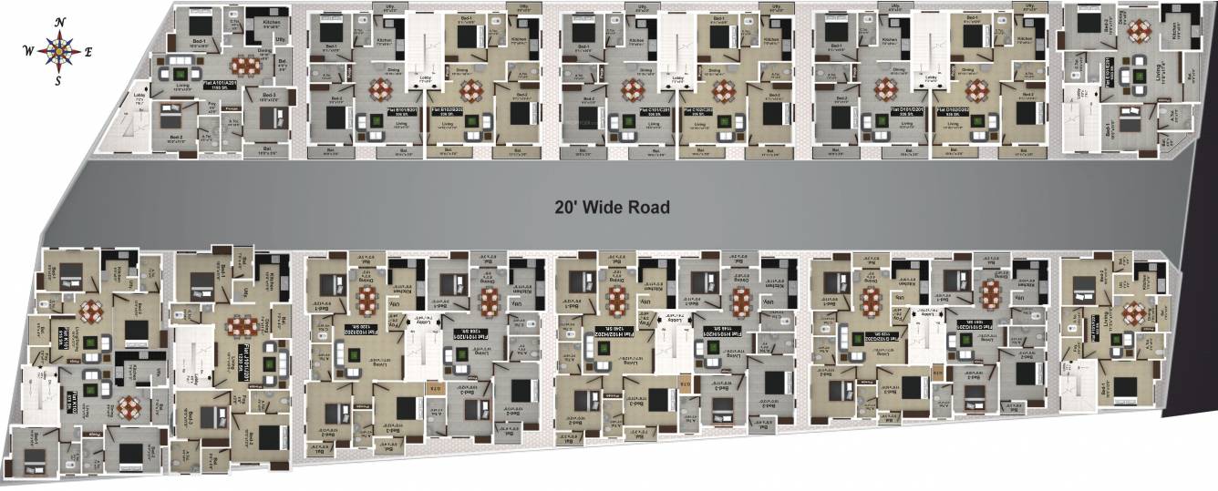 Images for Cluster Plan of Saradeuz Acropolis