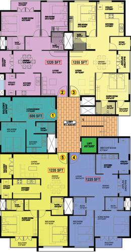Images for Cluster Plan of Majestic Elevation Kanchana and Rachana