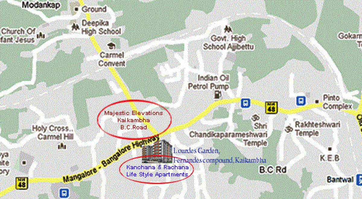 Images for Location Plan of Majestic Elevation Kanchana and Rachana