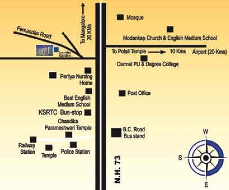 Images for Location Plan of Majestic Elevation Kanchana and Rachana