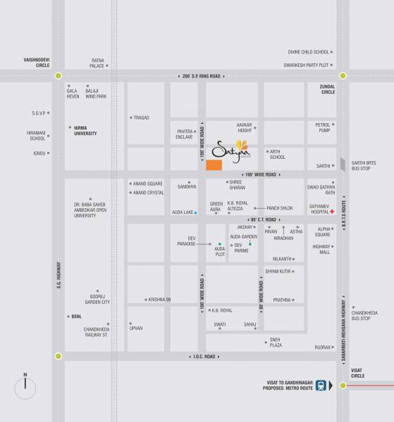 Images for Location Plan of Sankalp Satyaa Square Images for Location Plan of Sankalp Satyaa Square