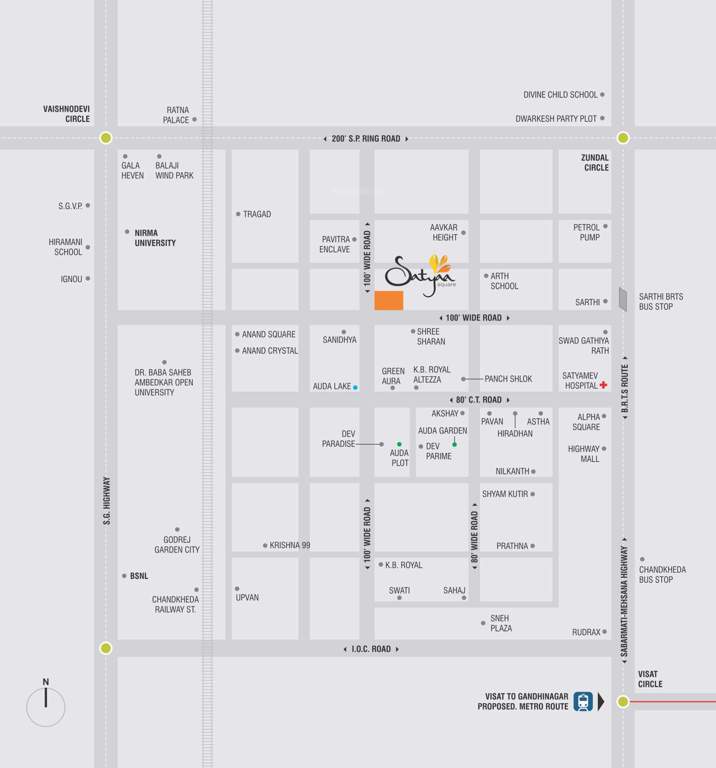 Images for Location Plan of Sankalp Satyaa Square