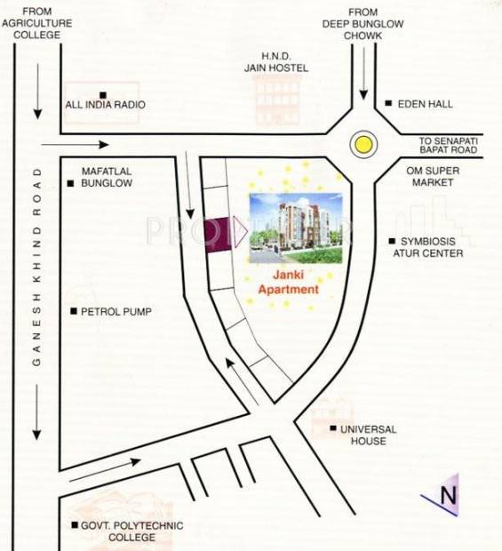 Yugal Constructions Janki Location Plan