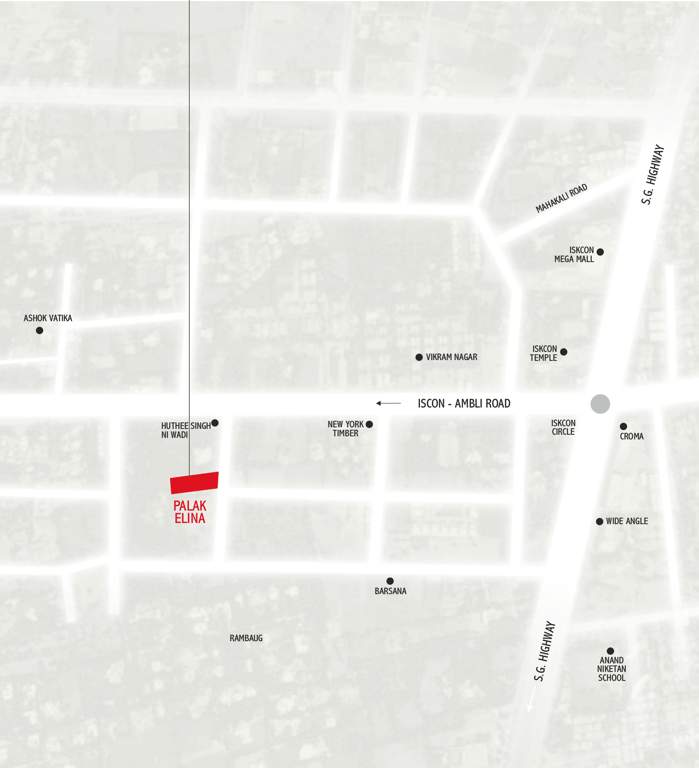 palak elina Images for Location Plan of Shreeji Palak Elina