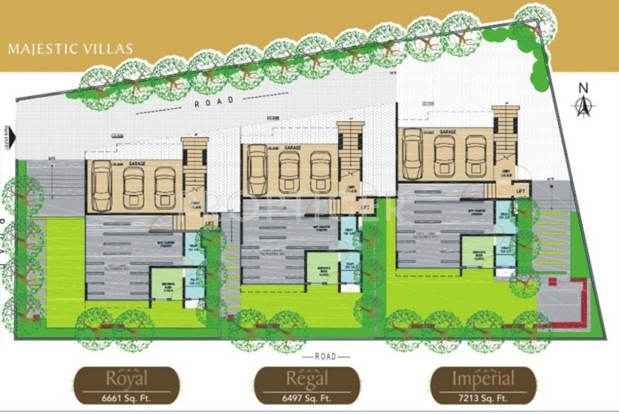 Niche Constructions Majestic Villas Layout Plan