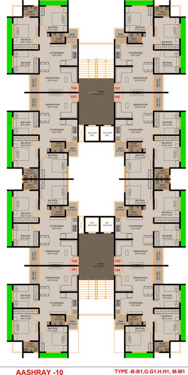 Images for Cluster Plan of Tathya Ashray 10