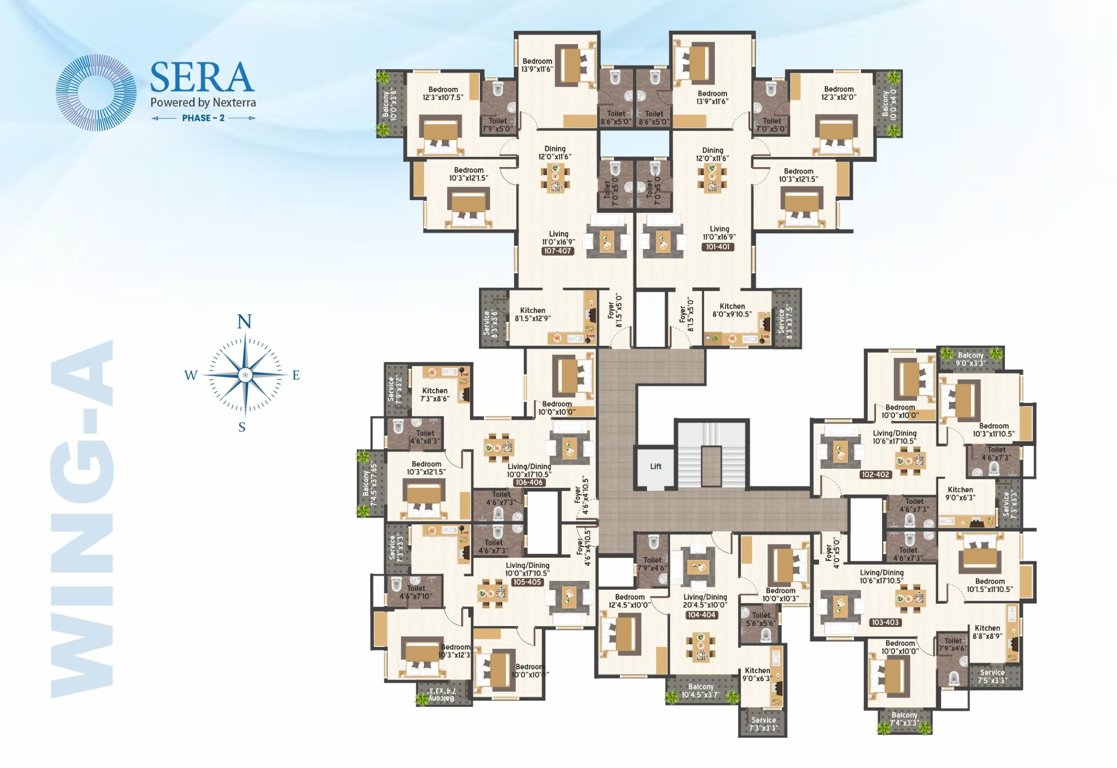  nexterra phase ii Tower 1 Cluster Plan
