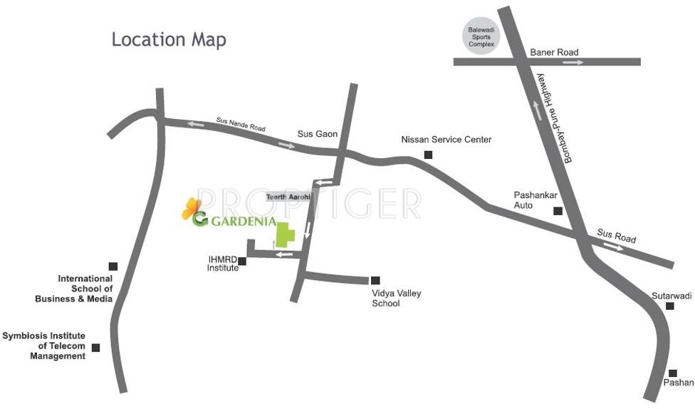 Images for Location Plan of Rujuta Developers Gardenia