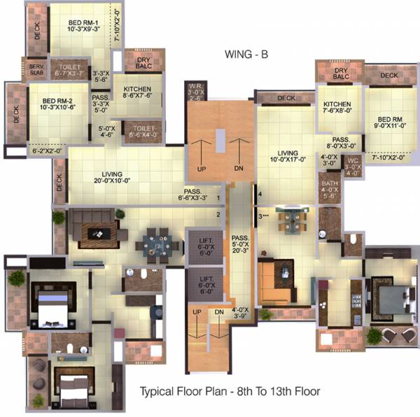Images for Cluster Plan of Madhu Platina