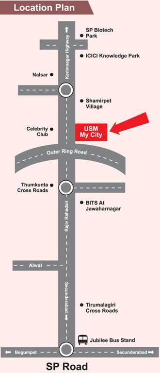 Images for Location Plan of USM My City Plots