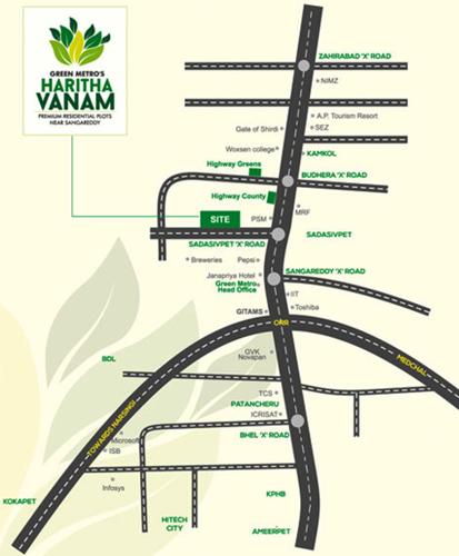  haritha-vanam Images for Location Plan of Green Haritha Vanam