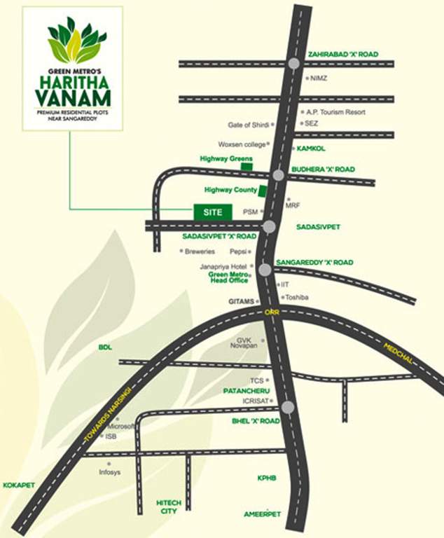  haritha vanam Images for Location Plan of Green Haritha Vanam