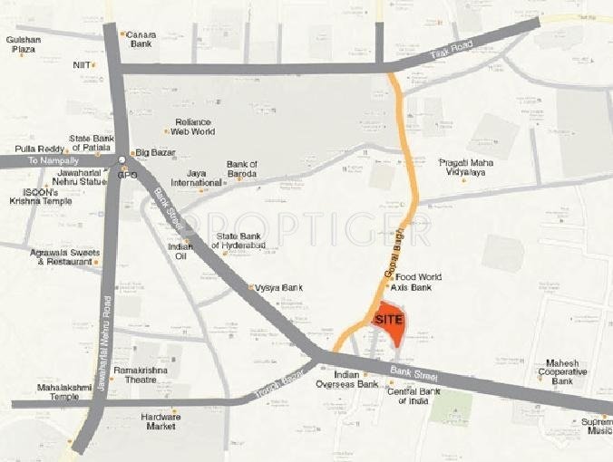 Images for Location Plan of Vinoothna Pitties Majesty