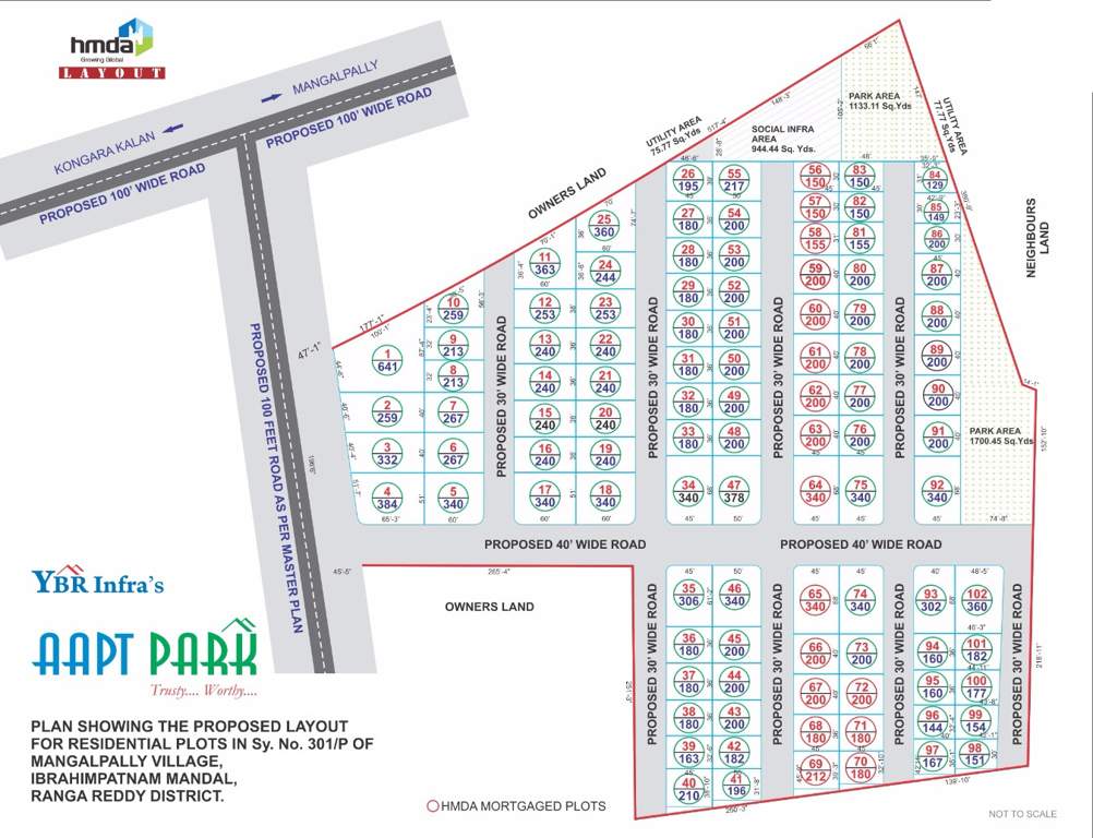 Images for Layout Plan of YBR Aapt Park
