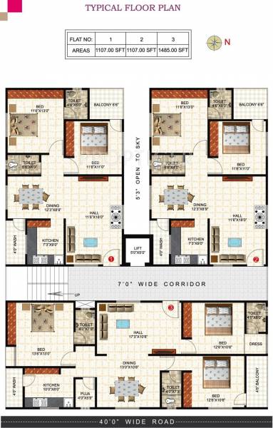 Images for Cluster Plan of Prem Constructions Rama Residency