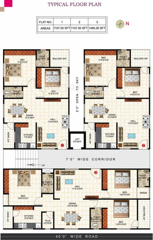 Images for Cluster Plan of Prem Constructions Rama Residency