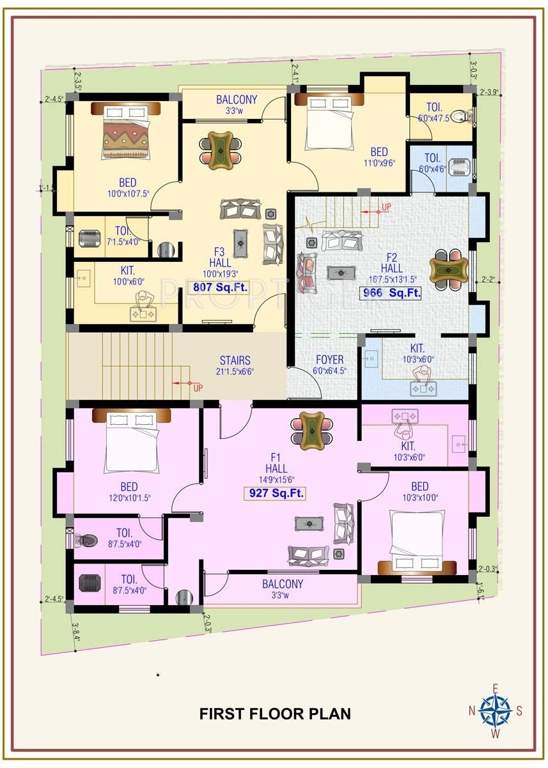 Images for Cluster Plan of Chola Builders Srinivasa
