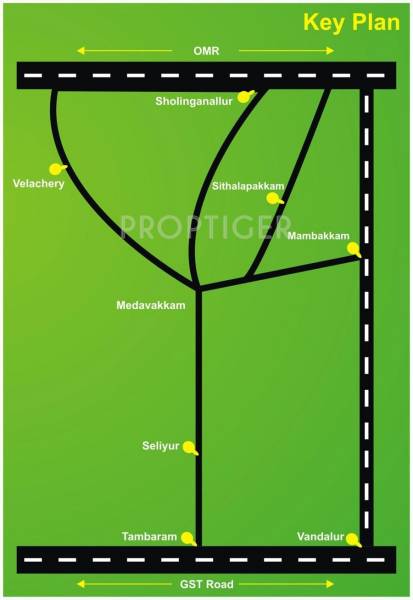 Chola Builders Srinivasa Location Plan