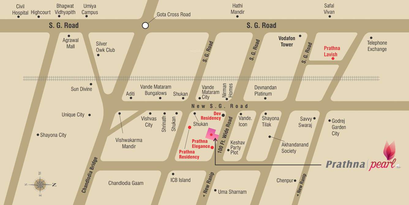  pearl Images for Location Plan of Prathna Pearl
