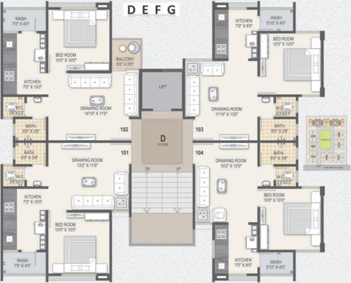Images for Cluster Plan of Prathna Lavish lavish Images for Cluster Plan of Prathna Lavish