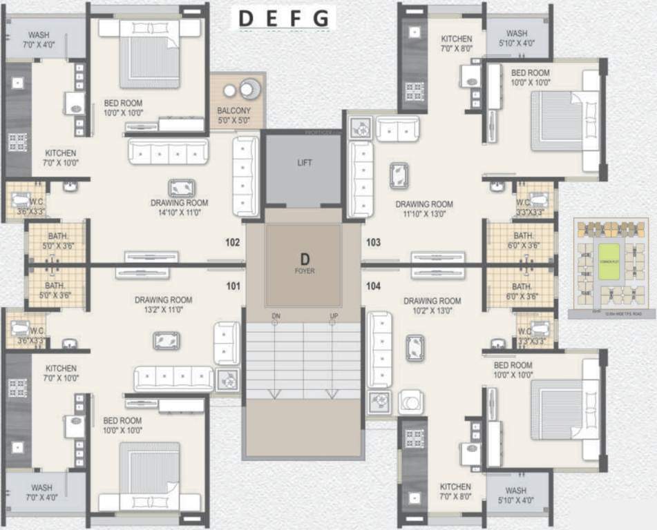 lavish Images for Cluster Plan of Prathna Lavish