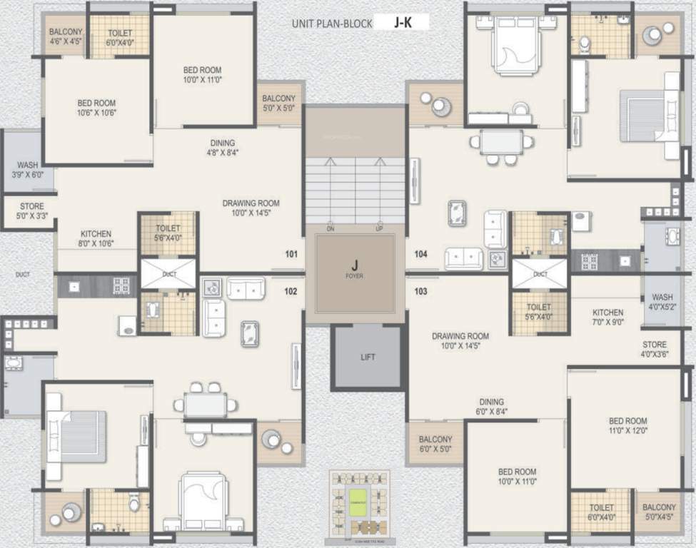 lavish Images for Cluster Plan of Prathna Lavish