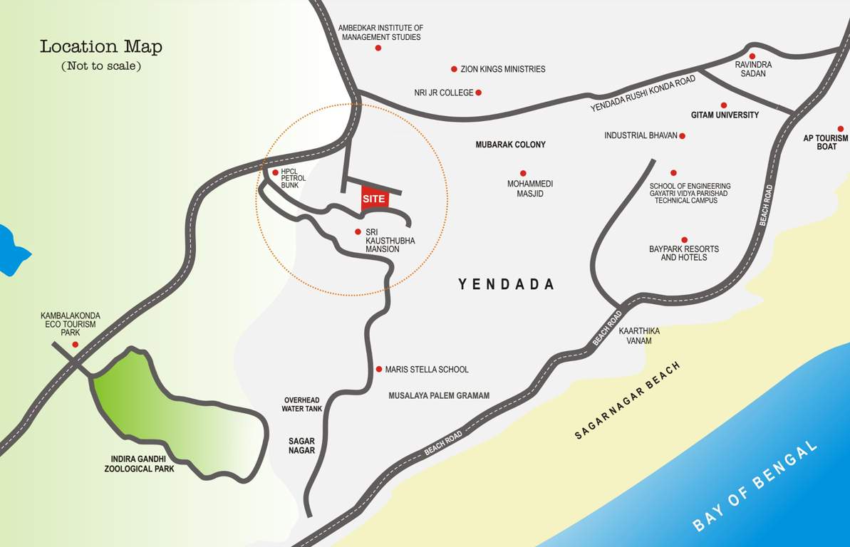  residency Images for Location Plan of Krishna Sri Krishna Residency