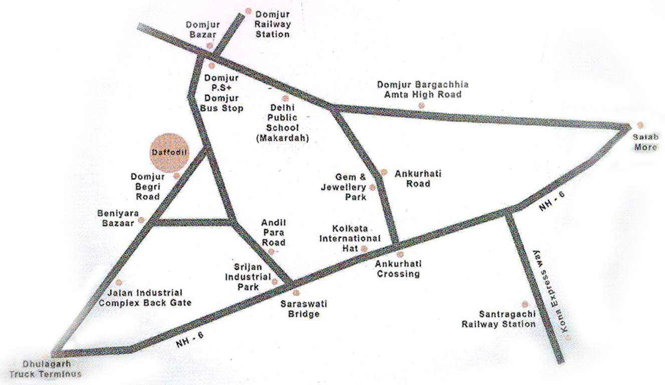 jeebon residency Images for Location Plan of Daffodil Jeebon Residency