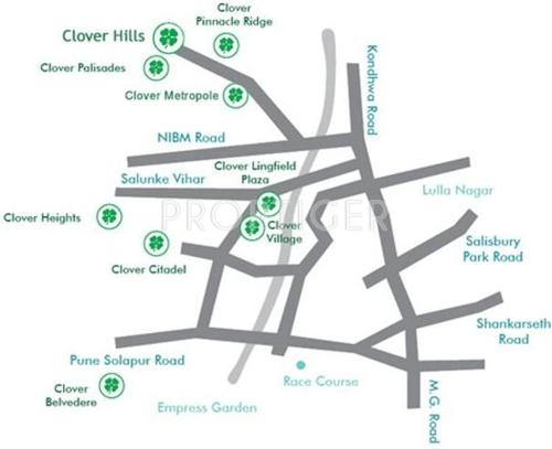  hills Images for Location Plan of Clover Realty Hills